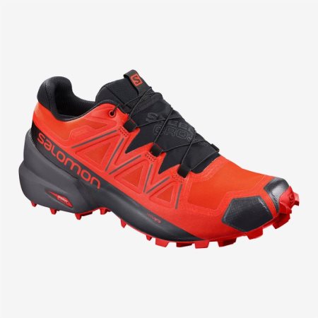 Scarpe Trail Running Salomon SPEEDCROSS 5 GTX Uomo Rosse IT 4-U79